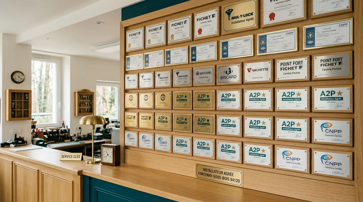 Installateur agréé Fontenay-sous-Bois - liste des marques posées